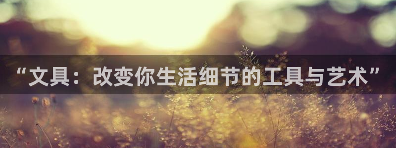 龙八国际登录注册：“文具：改变你生活细节