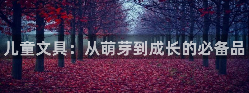 龙八国际是什么软件：儿童文具：从萌芽到成