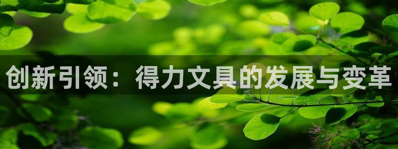 龙八国际客户端下载苹果：创新引领：得力文