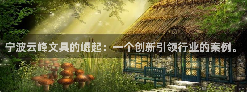 龙八国际这个平台在哪里：宁波云峰文具的崛