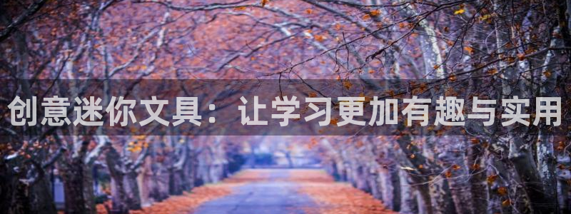 龙八国际客户端下载官网：创意迷你文具：让