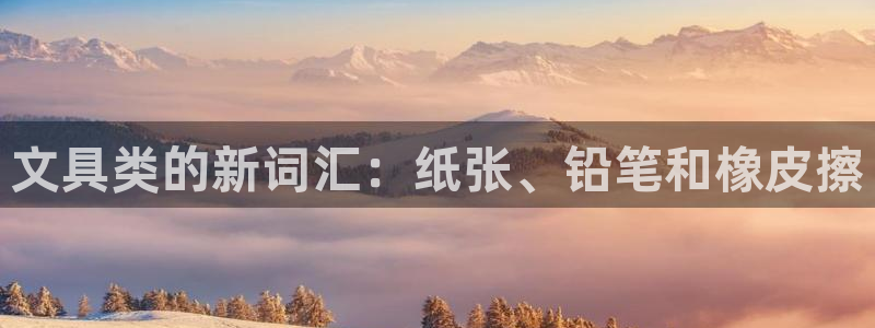 龙八国际app客户端下载苹果：文具类的新