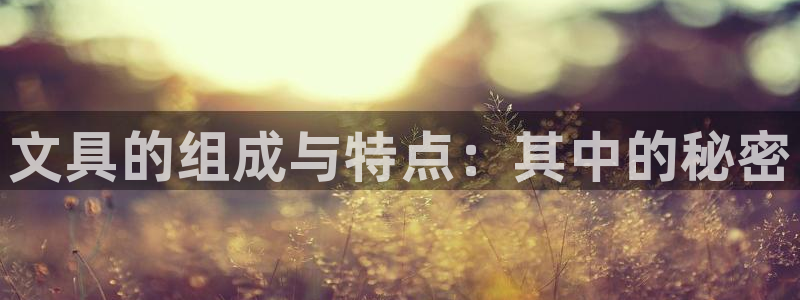 龙八国际app官方下载：文具的组成与特点